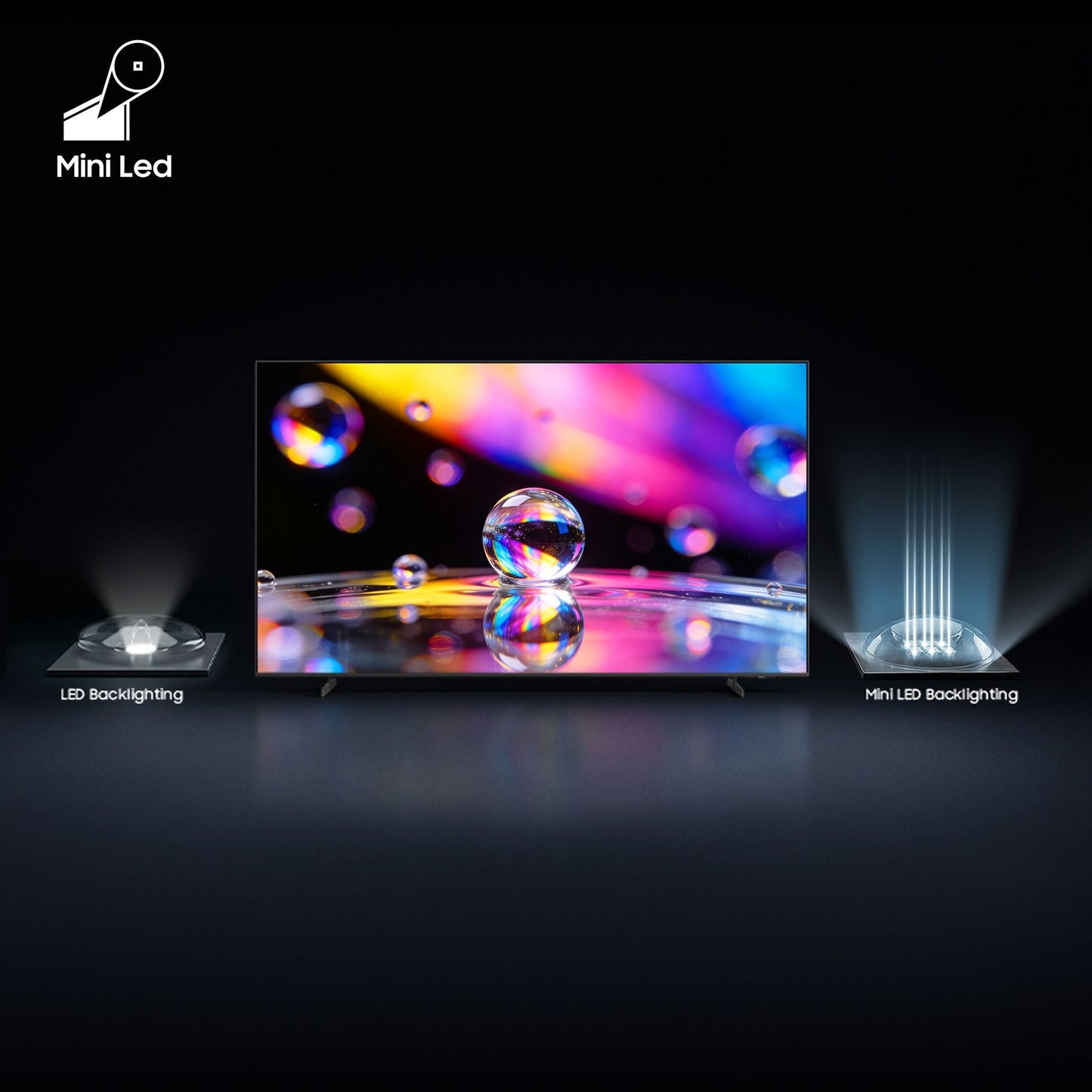 Samsung 43 Inch (109 CM)  Mini LED 4K Ultra HD Smart TV | Vision AI, Mini LED HDR, Motion Xcelerator, Adaptive Sound, Q-Symphony & SmartThings- UA43M71HAULXL