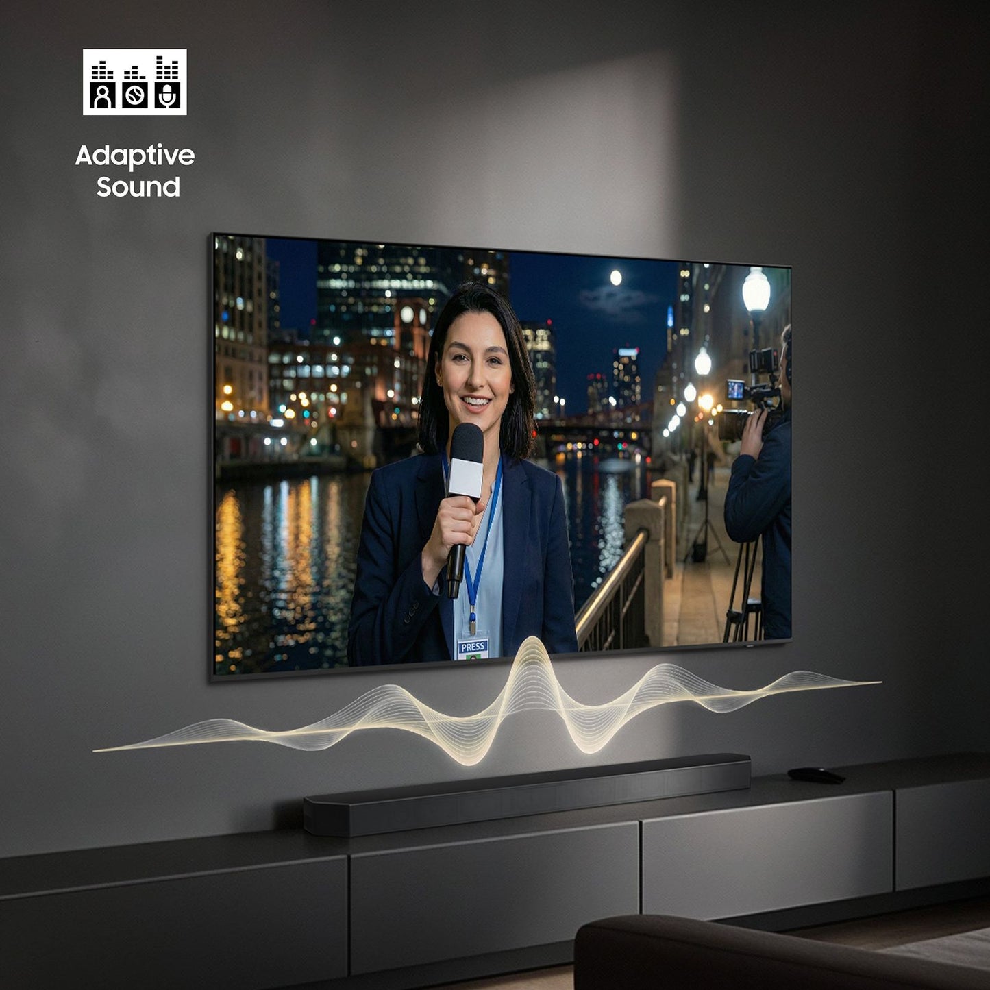 Samsung 43 Inch (109 CM)  Mini LED 4K Ultra HD Smart TV | Vision AI, Mini LED HDR, Motion Xcelerator, Adaptive Sound, Q-Symphony & SmartThings- UA43M71HAULXL