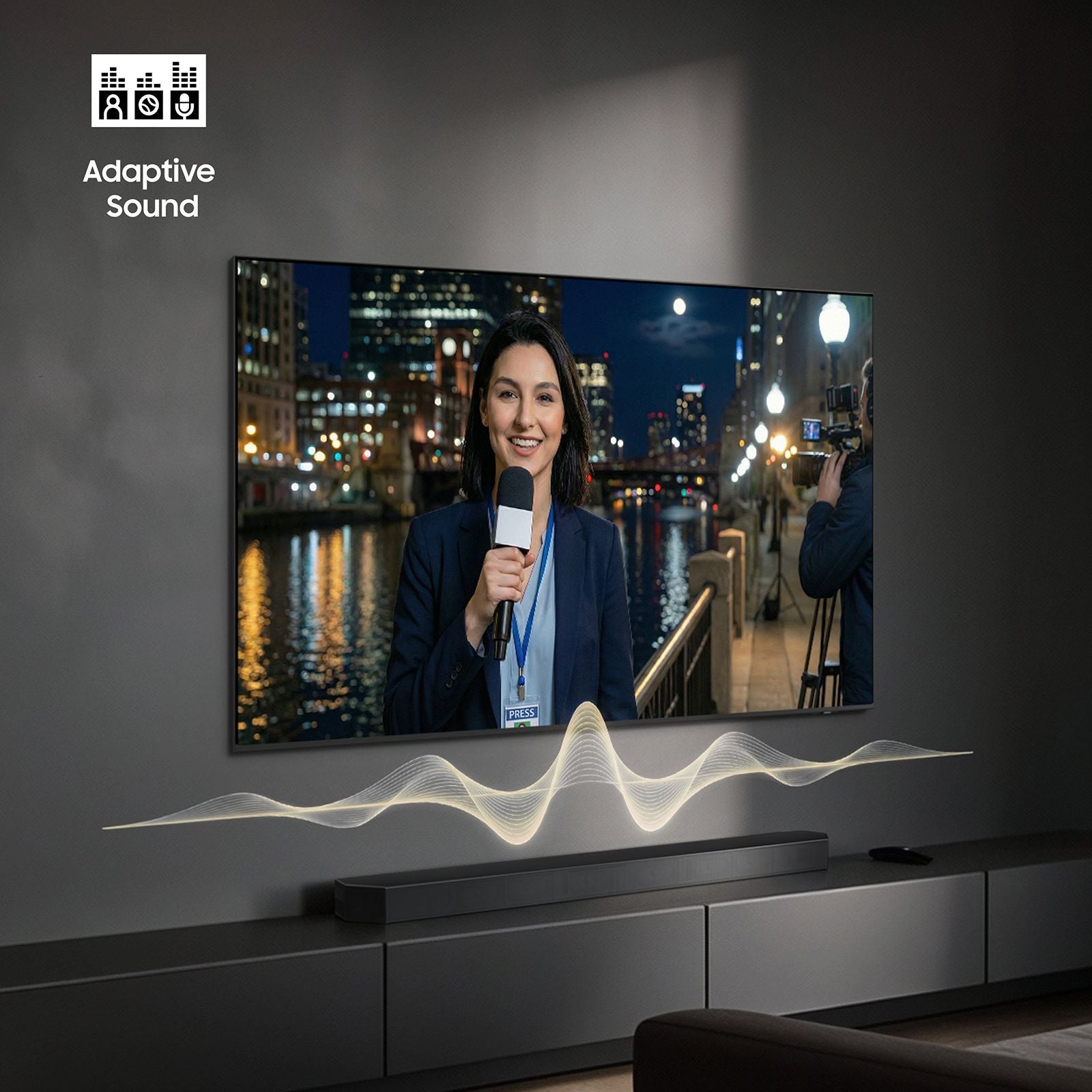 Samsung 43 Inch (109 CM)  Mini LED 4K Ultra HD Smart TV | Vision AI, Mini LED HDR, Motion Xcelerator, Adaptive Sound, Q-Symphony & SmartThings- UA43M71HAULXL