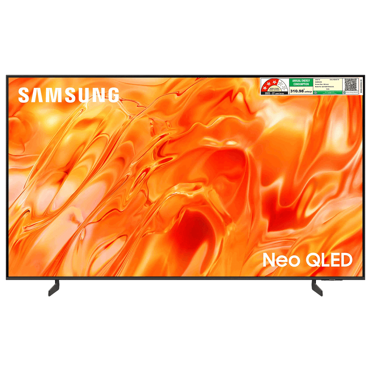 Samsung  189 cm (75 Inch) Neo QLED 4K UHD Mini LED Smart TV | Quantum Matrix Technology | Neo Quantum HDR | 4K AI Upscaling | Motion Xcelerator | Tizen OS | Voice Assistant Support | 2026 Model - QA75QN70HAULXL