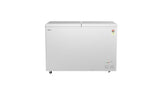 Haier 310L Hard Top Double Door Deep Freezer | 4-Star Energy Rating | Convertible Temperature Range (-18°C to 10°C) | Eco-Friendly R290a Refrigerant-HFC-320DPW4
