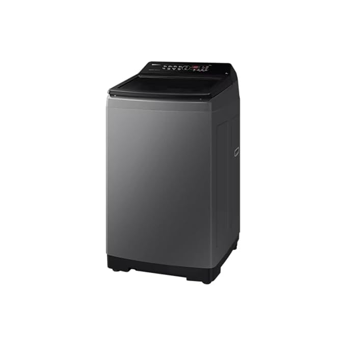 SAMSUNG 8 Kg 5 Star Inverter Fully Automatic Top Load Washing Machine (WA80BG4441BD, Diamond Drum, Dark Grey)