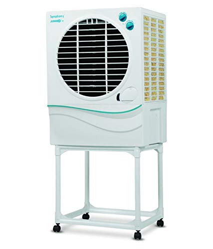 Symphony Jumbo 41 Litre Air Cooler with trolley (White)
