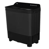 Haier 8.5kg Semi-Automatic Top Load Washing Machine | Vortex Pulsator | Softfall Technology Toughened Glass Lid | 1300 RPM | Durable PCM Material | Energy Efficient Laundry Solution-(HTW85-178BBKN, Black)