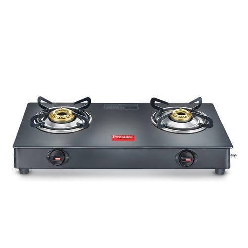 Prestige Magic Plus GTMP 02 Glass Manual Gas Stove  (2 Burners)-40398