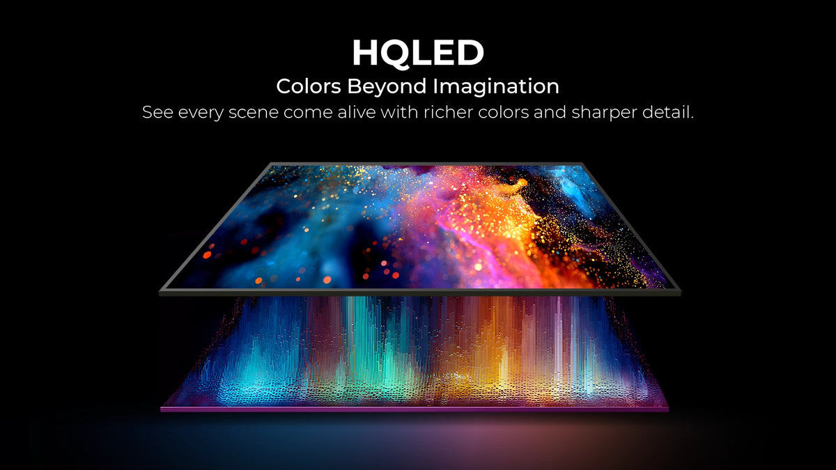 Haier 108cm (43 inch) H-QLED 4K Google TV with Gemini | Hands-Free Voice Control | MEMC | Dolby Vision & Atmos | 2GB RAM | 32GB ROM | 4 HDMI | 2 USB | 30W Sound Output | HDR 10 | Google Assistant-43P7G PRO