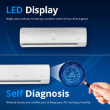 Voltas 2 Ton 3 Star Vectra Plus Split Air Conditioner (243 Vectra Plus, Copper Condenser, 200 Sq. Ft. Coverage, R32 Refrigerant, Anti-Dust & Antimicrobial Filter, Active Dehumidifier, High Ambient Instant Cooling, White)-4553310