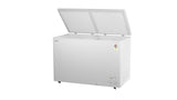 Haier 310L Hard Top Double Door Deep Freezer | 4-Star Energy Rating | Convertible Temperature Range (-18°C to 10°C) | Eco-Friendly R290a Refrigerant-HFC-320DPW4