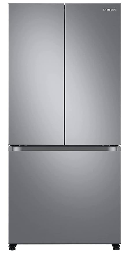 Samsung 580 Litres Side By Side French Door Refrigerator with Twin Cooling Plus, Digital Inverter Technology (RF57A5032SL, Real Stainless)
