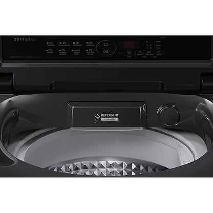 SAMSUNG 8 Kg 5 Star Inverter Fully Automatic Top Load Washing Machine (WA80BG4441BD, Diamond Drum, Dark Grey)