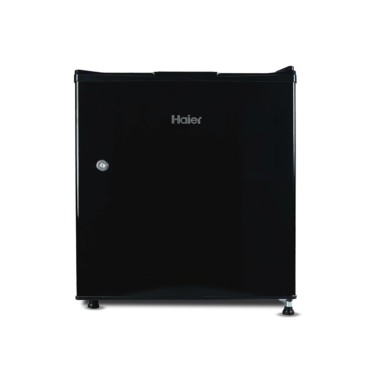 Haier 50L 2-Star Direct Cool Single Door Mini Refrigerator with Toughened Glass Shelf and LED Display-(Black, HRD-752KSA)