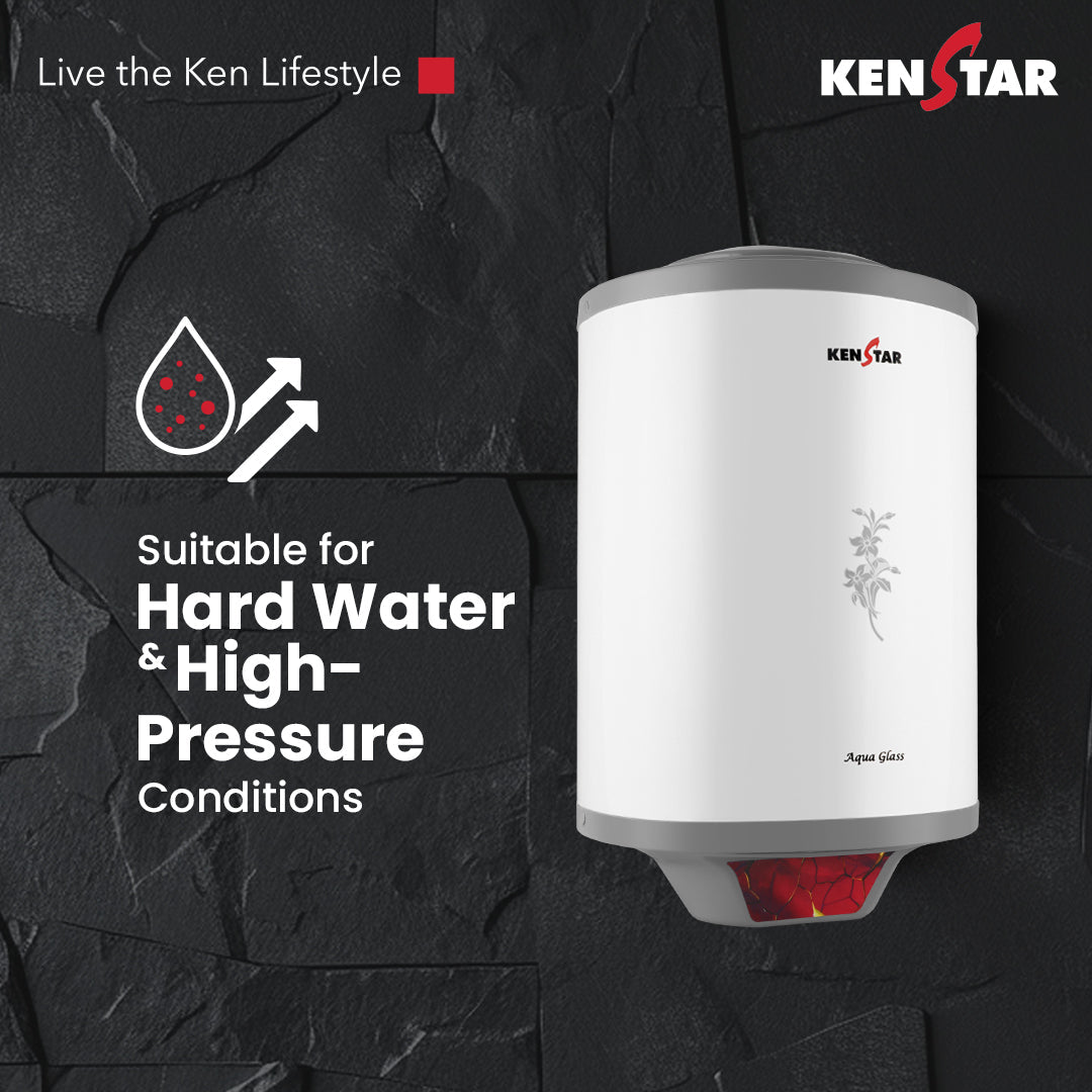 Aqua Glass 25L, Water Heater with Wirlflow Technology