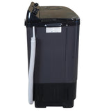 Haier 9kg Semi-Automatic Top Load Washing Machine | 1300 RPM High Speed Spin | Vortex Pulsator | Protective Rat Mesh | 3 Wash Programs | Durable Plastic Drum | Energy Efficient Large Capacity Washer-(HTW90-196BBK, Black)