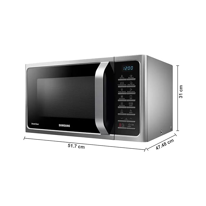 Samsung 28 L Convection Microwave Oven (MC28A5025VS, Silver)