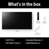 Sony Bravia 43" ( 109.22 cm ) 4K Ultra HD LCD Display | 4K Processor X1™ | Google TV (Android TV OS) & Voice Search | Dolby Atmos | Motionflow™ XR 100 (50Hz Native) | Gaming Features: ALLM (HDMI 2.1), eARC | Built-in Chromecast and Wi-Fi 6-43S22GM2