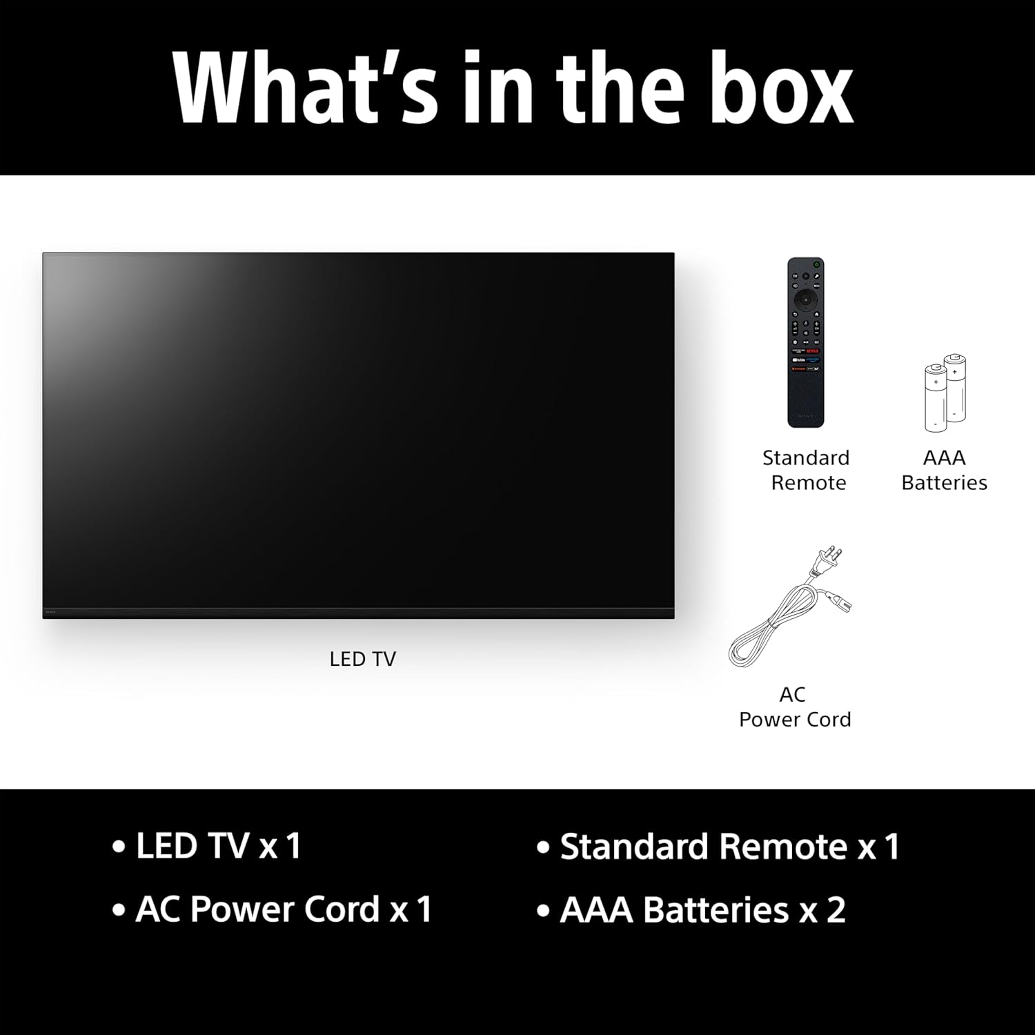 Sony Bravia 43" ( 109.22 cm ) 4K Ultra HD LCD Display | 4K Processor X1™ | Google TV (Android TV OS) & Voice Search | Dolby Atmos | Motionflow™ XR 100 (50Hz Native) | Gaming Features: ALLM (HDMI 2.1), eARC | Built-in Chromecast and Wi-Fi 6-43S22GM2