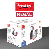 Prestige Regal Mixer Grinder 750 W Mixer Grinder  (41384 | 4 Jars | Red And Black)-41384