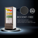 Haier 305L Visi Cooler with See-Through Glass Door, 0-10°C Cooling, 4 Adjustable Shelves, and Embossed PCM Inner Liner- HVC-305GT5