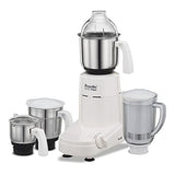 Preethi Eco Plus Mixer Grinder for Kitchen|750 Watt Mixie, 4 jars|Super Extractor juicer Jar| White (MG 157) -PRE5781571