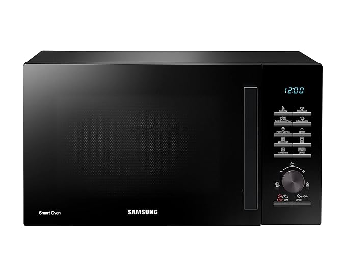 Samsung 28 L Convection Microwave Oven with Moisture Sensor (MC28A5145VK, Black, SlimFry)