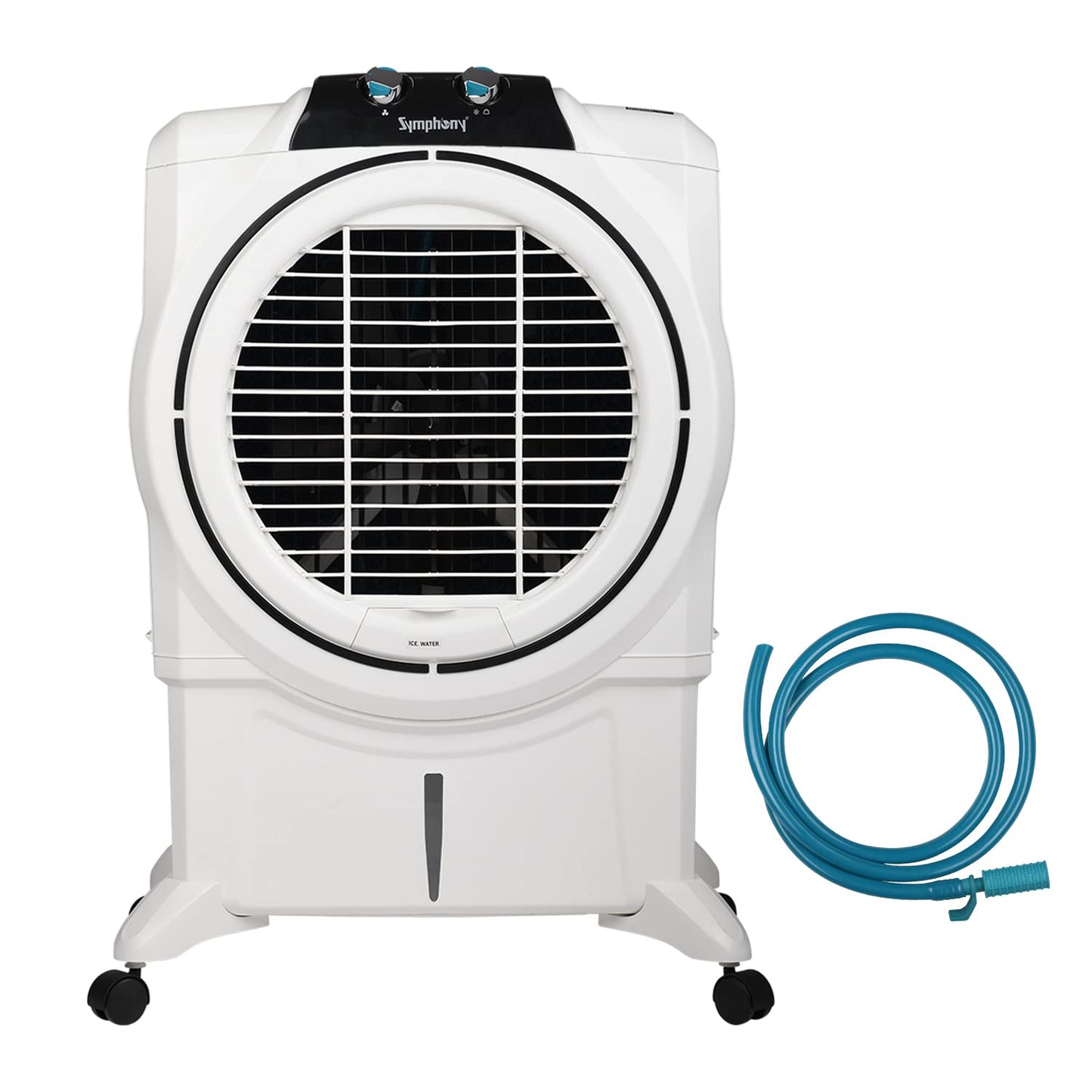 Symphony Powerful Desert Air Cooler, 75L Water Tank Capacity, Honeycomb Cooling Pads, Cool Flow Dispenser, Auto Louver Movement, High-Speed Fan-Sumo 75 XL
