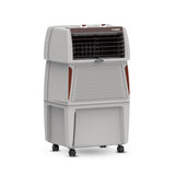 Symphony Touch 40 Room Air Cooler | High Efficiency Cooling | 185W | CFD Technology | 40L | Fully Closable Louvers | Manual Mode | Air Cooler with Wheels For Easy Mobility | White (TOUCH40)
