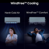 Samsung 2 Ton 3 Star Wi-Fi Inverter Split AC (Copper, WindFree Technology, Bespoke AI Energy Mode, 5-Step Convertible, 4-Way Swing, Alexa/Google/Bixby Control, White)-AR60H24D13WNNA