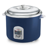 Prestige Cute 2.8-2 SS Electric Rice Cooker (2.8L) with 2 Stainless Steel Cooking Pans | Includes Close Fit Stainless Steel Lid, Cool Touch Handles, and Keep Warm Mode-41140