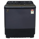 Haier 9kg Semi-Automatic Top Load Washing Machine | 1300 RPM High Speed Spin | Vortex Pulsator | Protective Rat Mesh | 3 Wash Programs | Durable Plastic Drum | Energy Efficient Large Capacity Washer-(HTW90-196BBK, Black)