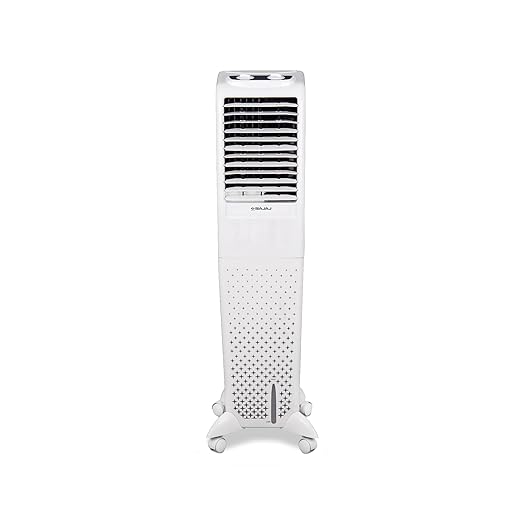 Bajaj TMH50 Tower Air Cooler 50 Litre | DuraMarine Pump |2-Yr Warranty |Inverter Compatibility | Anti-Bacterial Hexacool Master |Typhoon Blower Technology|