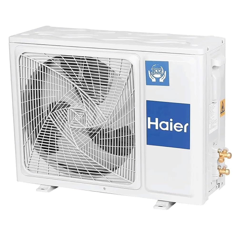 Haier 1.6 Ton 5 Star AI Smart Inverter Split AC| Hexa Inverter Compressor, 7-in-1 Intelli Convertible, 5.05 ISEER, Supersonic 10s Cooling, 100% Grooved Copper, Extreme 60°C Ambient Cooling, White-(HSU19KP-PAIN5BN-INV)