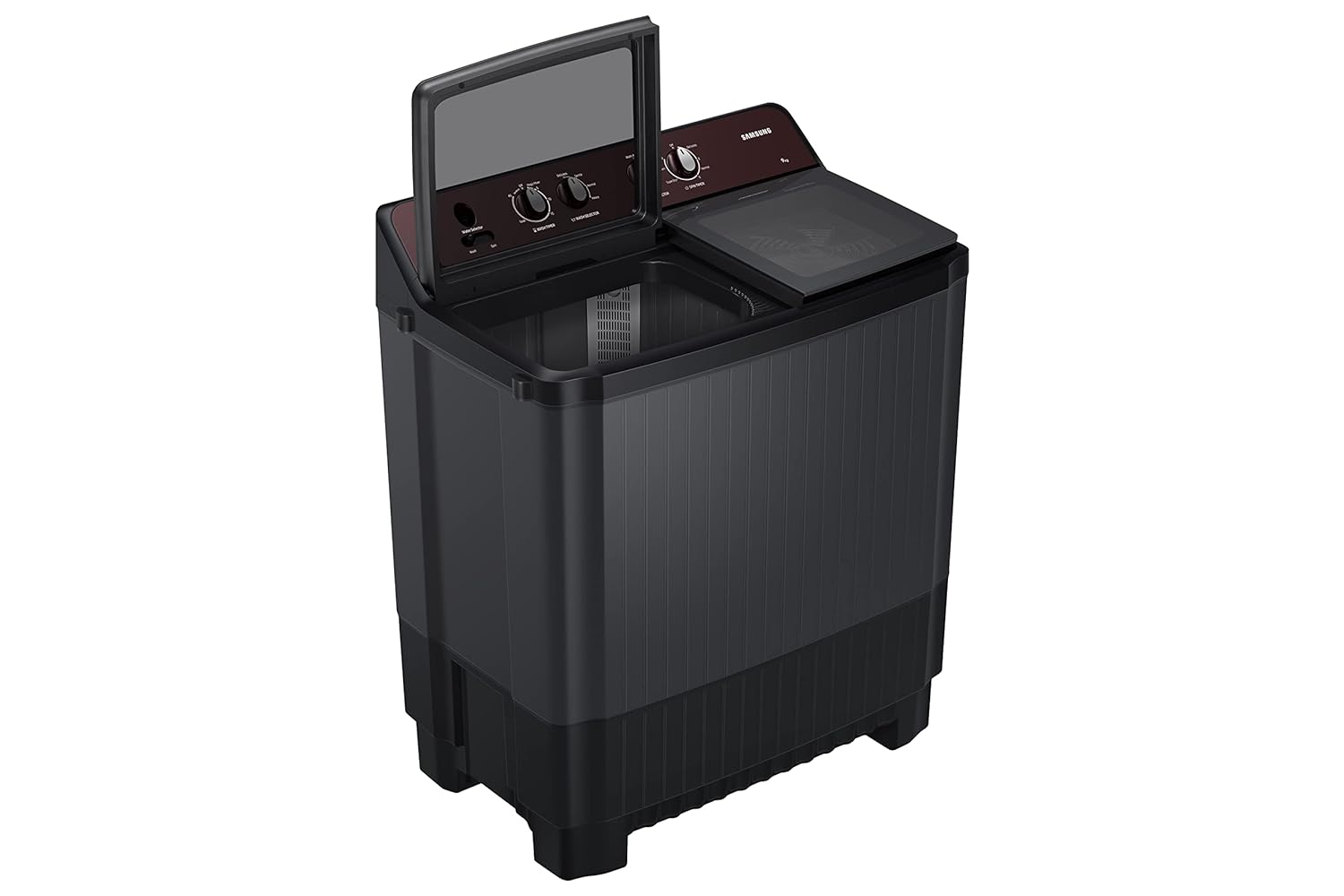 Samsung 9 Kg 5 Star Semi-Automatic Top Load Washing Machine Appliance (WT90B3560RB/TL,GRAY)