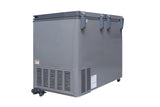 Voltas 303L Convertible Hard Top Deep Freezer (CVF321DA5-W1-GW, Grey, Stainless Steel Door, RC-5 Thermostat Control)