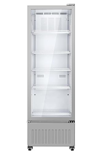 Haier 405L Visi Cooler with See-Through Glass Door, 0-10°C Cooling, 5 Adjustable Shelves, and Embossed PCM Inner Liner- HVC-405GT5