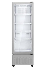 Haier 405L Visi Cooler with See-Through Glass Door, 0-10°C Cooling, 5 Adjustable Shelves, and Embossed PCM Inner Liner- HVC-405GT5