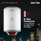 Aqua Glass 25L, Water Heater with Wirlflow Technology