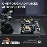 Prestige Svachh Efficia HOB 04 AI (with Toughened Glass Top Multi Spark Ignition System & 4 Brass Burners)-40597