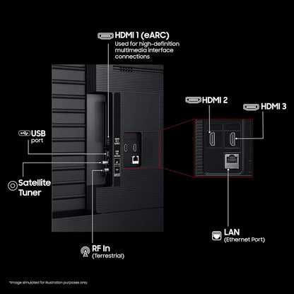 Samsung|165.1 cm 65" 4K UHD LED Smart TV | Crystal Processor 4K | HDR & HDR10+ | Motion Xcelerator | OTS Lite & Q-Symphony Audio | Gaming Features (ALLM, VRR, HGiG) |Tizen OS | Bixby, Alexa |Bluetooth 5.2 |3 HDMI & 1 USB-UA65U8400FULXL