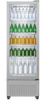 Haier 405L Visi Cooler with See-Through Glass Door, 0-10°C Cooling, 5 Adjustable Shelves, and Embossed PCM Inner Liner- HVC-405GT5