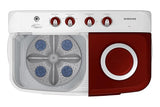 Samsung 7 kg, 5 Star, Semi-Automatic Top Load Washing Machine (WT70C3000RR/TL, Air Turbo Drying, Wine)