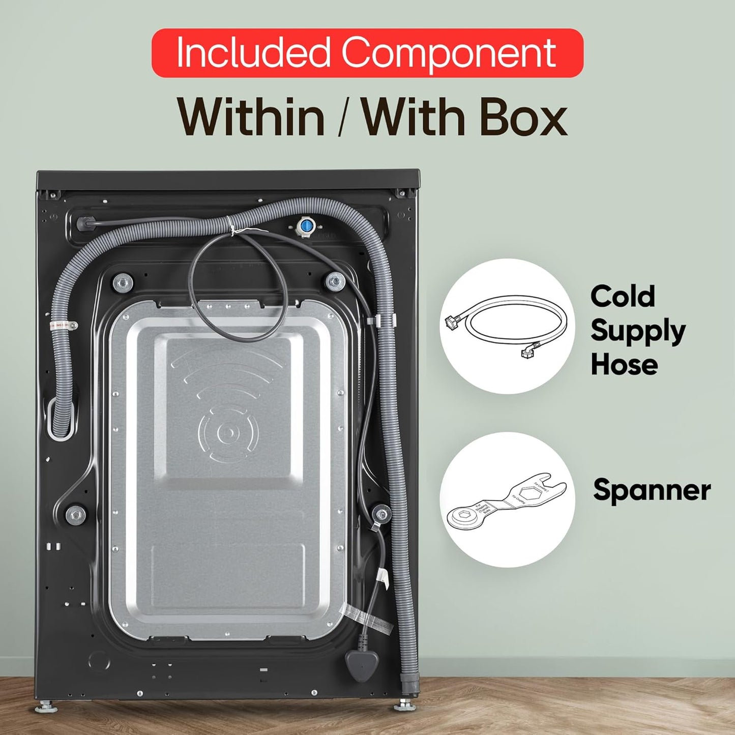 LG 8 kg 5 Star Inverter Direct Drive Front Load Washing Machine with Steam and In-Built Heater,Wi-Fi (Middle Black)-FHB1208Z4M