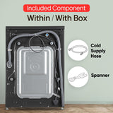 LG 8 kg 5 Star Inverter Direct Drive Front Load Washing Machine with Steam and In-Built Heater,Wi-Fi (Middle Black)-FHB1208Z4M