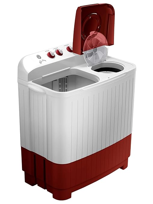 Samsung 7 kg, 5 Star, Semi-Automatic Top Load Washing Machine (WT70C3000RR/TL, Air Turbo Drying, Wine)