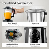 Prestige 1000 Watt Endura Mixer Grinder,6 Jars (3 Stainless Steel Jar + 1 Juicer Jar, 1 Mix-O-Keep Jar, 1 Multi-utility Jar), Black |Sturdy Stainless Steel Body|7-Efficient Stainless Steel Blades-42535