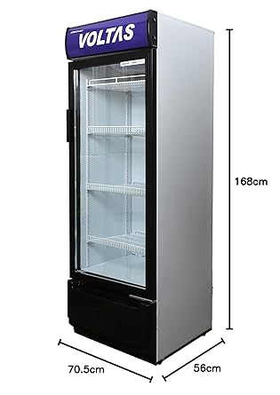 Voltas 320 L Single Door Upright Freezer  (Black, VC GT 320 SD P Metallic FGLS)-5410769
