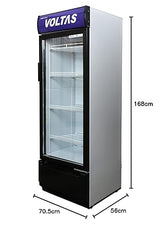 Voltas 320 L Single Door Upright Freezer  (Black, VC GT 320 SD P Metallic FGLS)-5410769