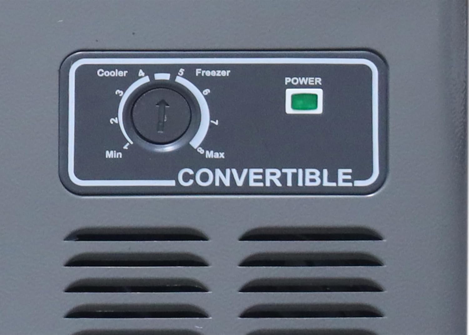 Voltas 303L Convertible Hard Top Deep Freezer (CVF321DA5-W1-GW, Grey, Stainless Steel Door, RC-5 Thermostat Control)