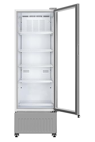 Haier 405L Visi Cooler with See-Through Glass Door, 0-10°C Cooling, 5 Adjustable Shelves, and Embossed PCM Inner Liner- HVC-405GT5