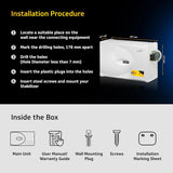 V GUARD STAB-VG400: Intelligent 1.5-Ton AC Stabilizer with Time Delay, Voltage Cut-Off, and Wall-Mount Design