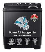 Samsung 11.5 Kg Semi-Automatic Top Load Washing Machine Appliance (WT11A4260GD/TL,Gray)